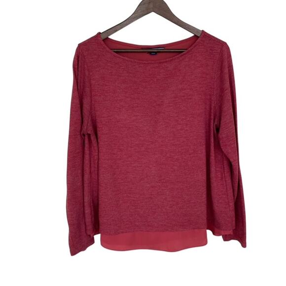 2 Lands' End Long Sleeve Boatneck Tops - Large Petite - Picture 2 of 7